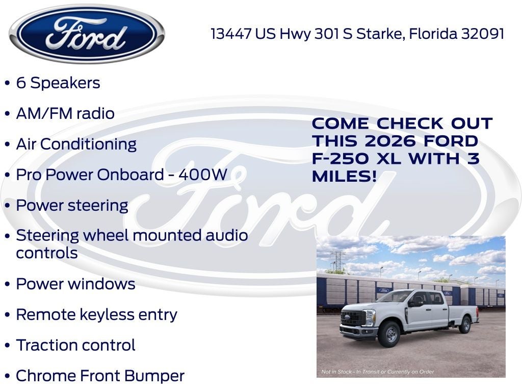 2026 Ford F-250SD XL 600A