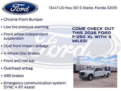 2026 Ford F-250SD XL 600A