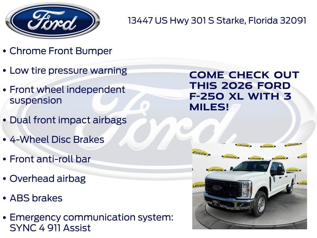 2026 Ford F-250SD XL 600A