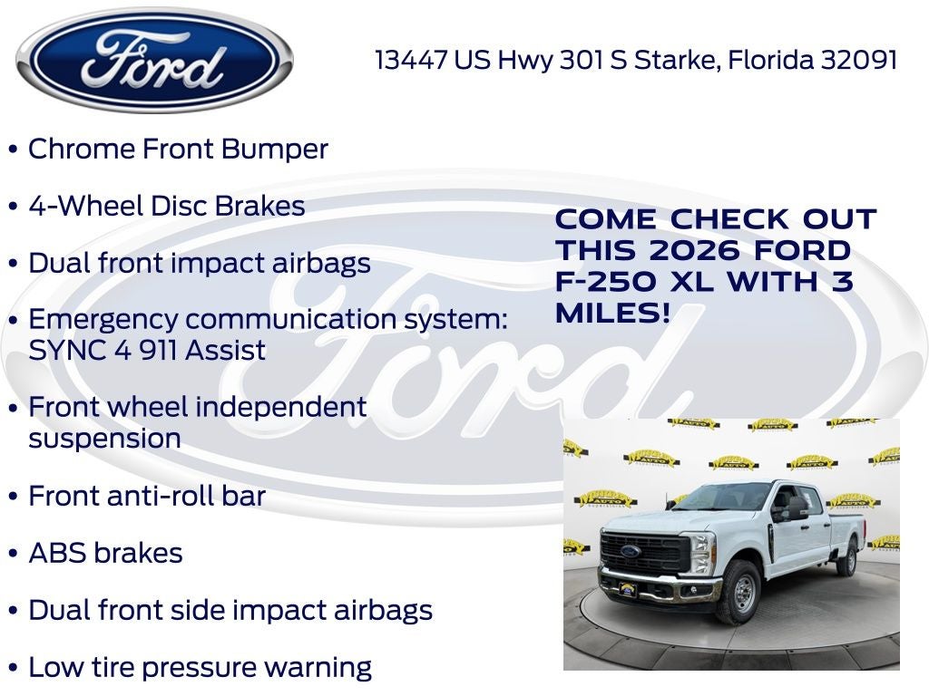 2026 Ford F-250SD XL 600A