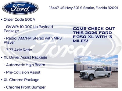 2026 Ford F-250SD XL 600A