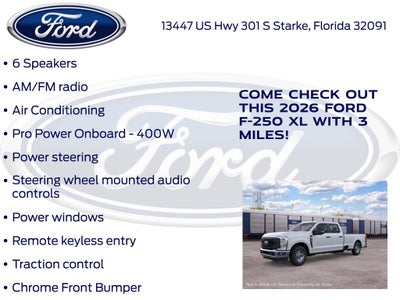 2026 Ford F-250SD XL 600A