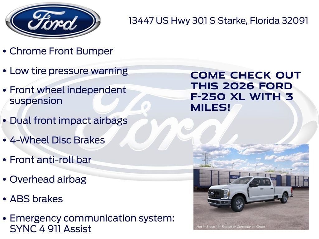 2026 Ford F-250SD XL 600A