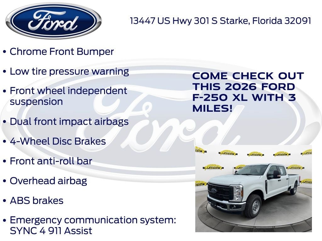 2026 Ford F-250SD XL 600A
