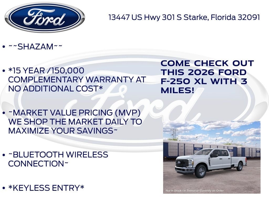 2026 Ford F-250SD XL 600A