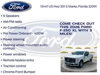 2026 Ford F-250SD XL 600A