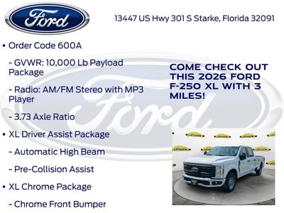 2026 Ford F-250SD XL 600A