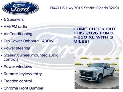 2026 Ford F-250SD XL 600A
