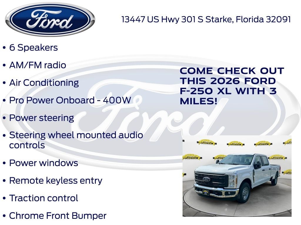 2026 Ford F-250SD XL 600A