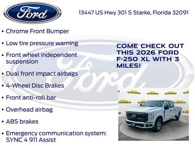 2026 Ford F-250SD XL 600A