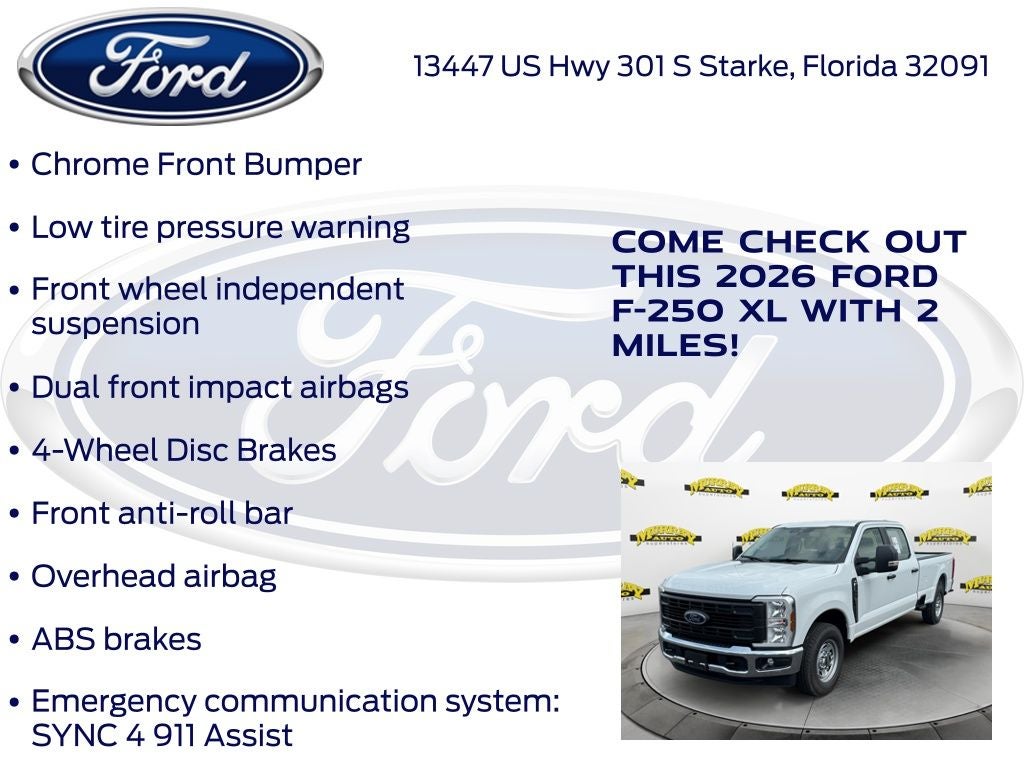 2026 Ford F-250SD XL 600A