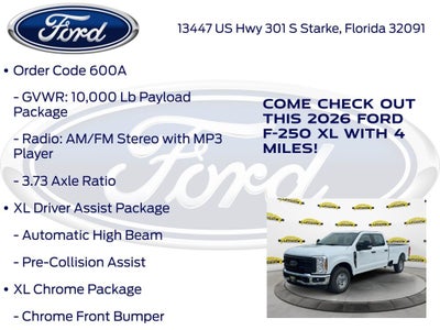 2026 Ford F-250SD XL 600A