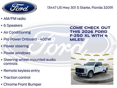 2026 Ford F-250SD XL 600A