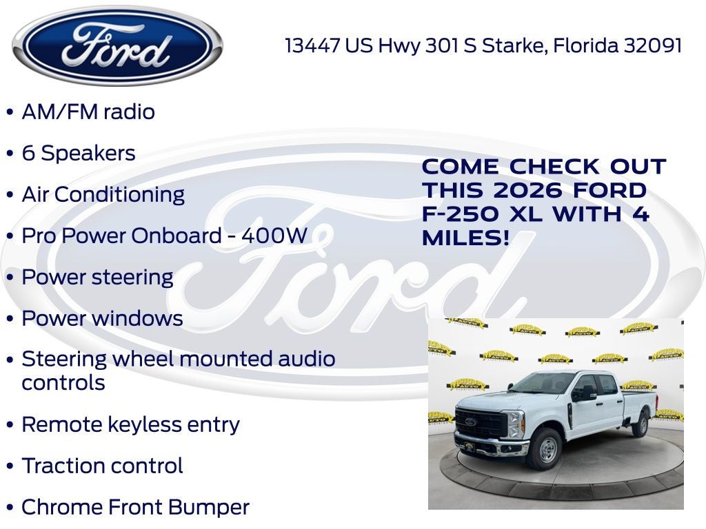 2026 Ford F-250SD XL 600A