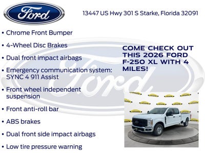 2026 Ford F-250SD XL 600A