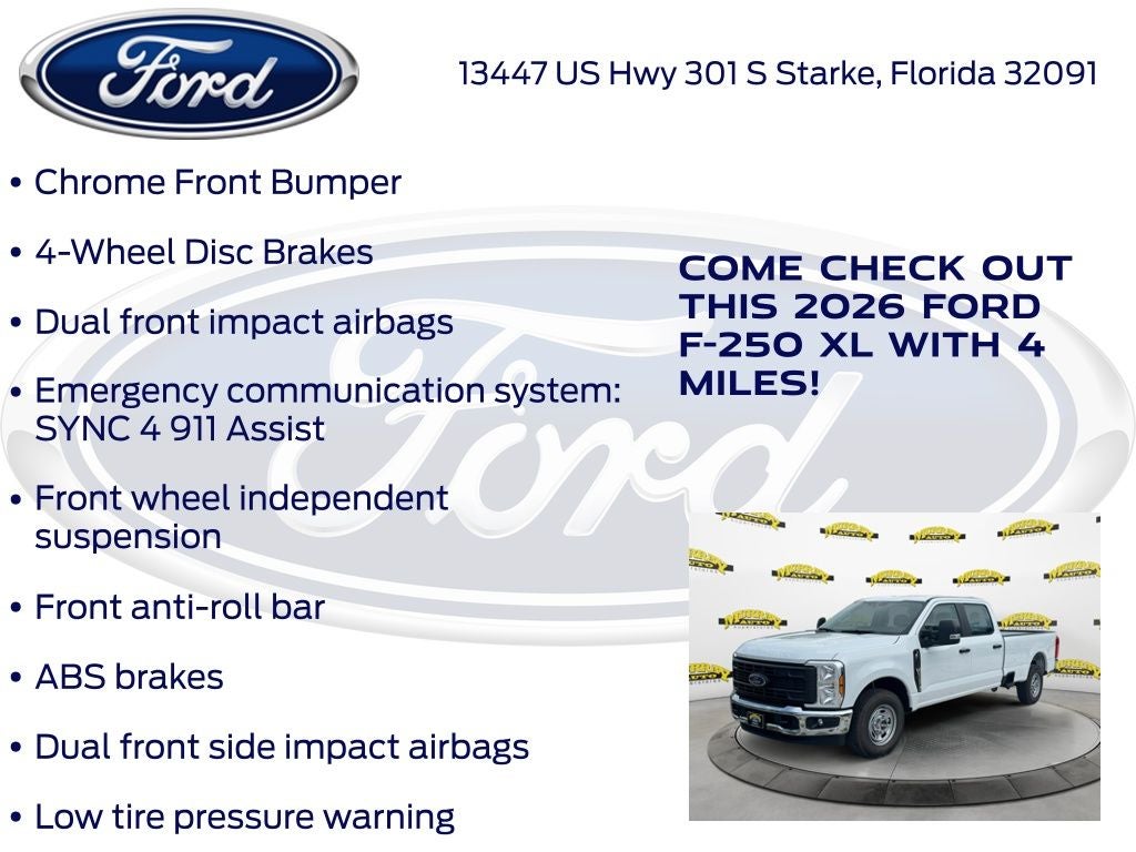 2026 Ford F-250SD XL 600A