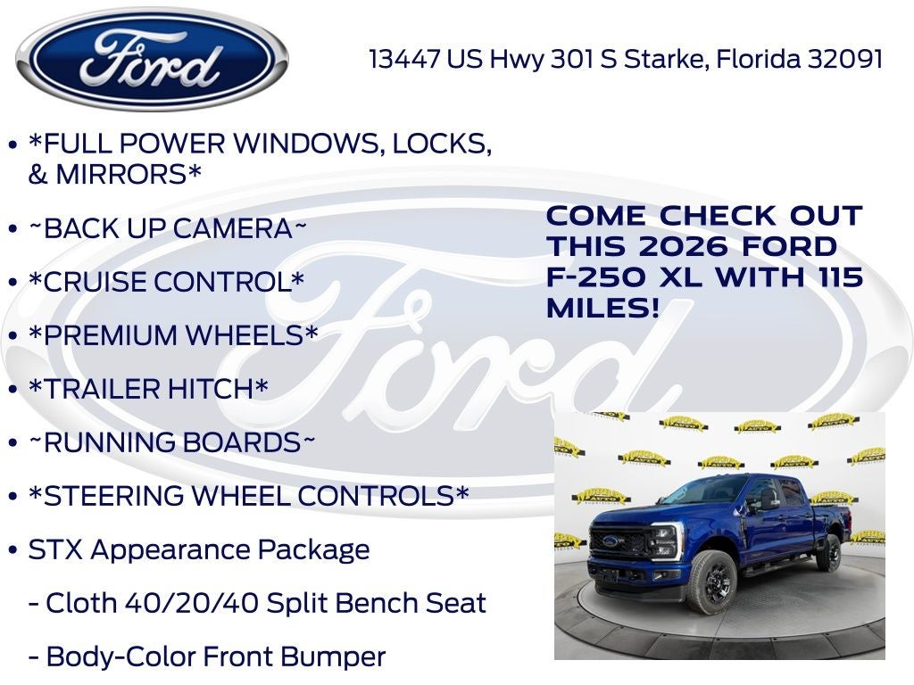 2026 Ford F-250SD XL 600A