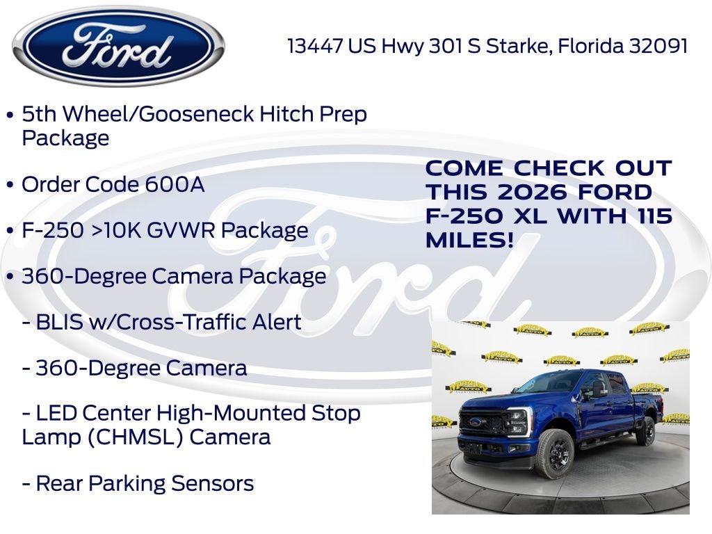 2026 Ford F-250SD XL 600A