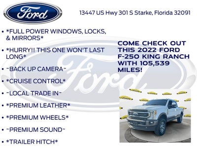 2022 Ford F-250SD King Ranch