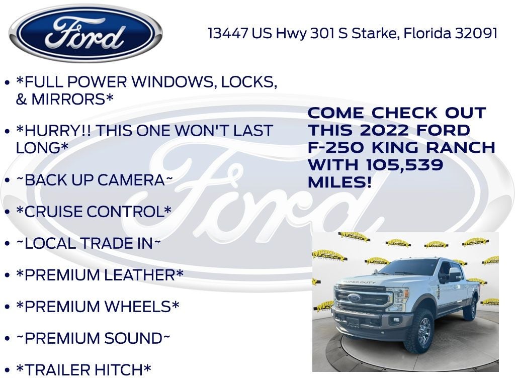 2022 Ford F-250SD King Ranch