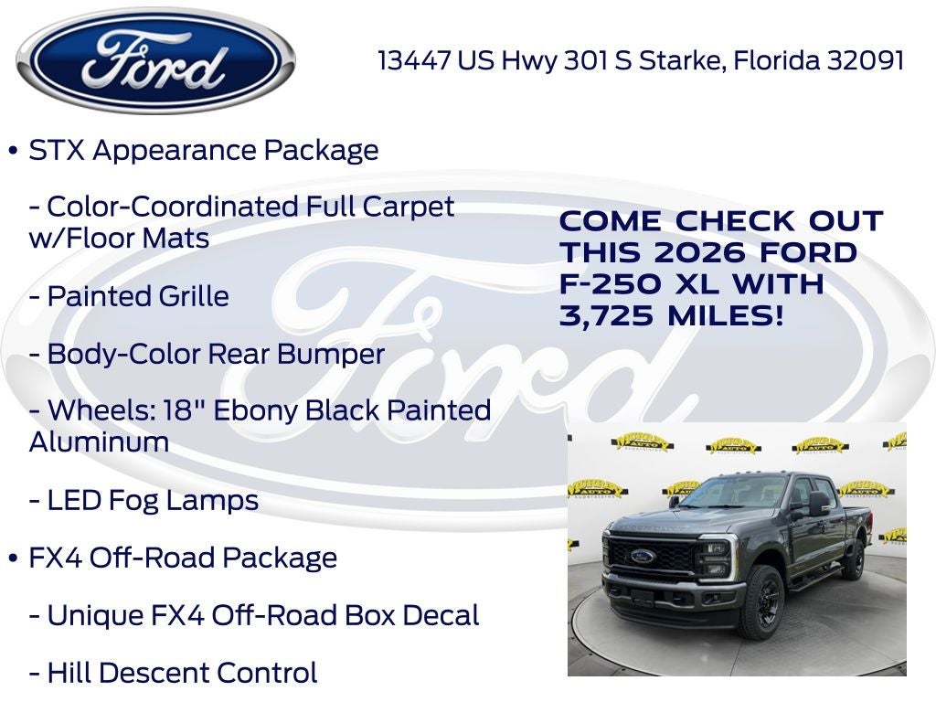 2026 Ford F-250SD XL 600A