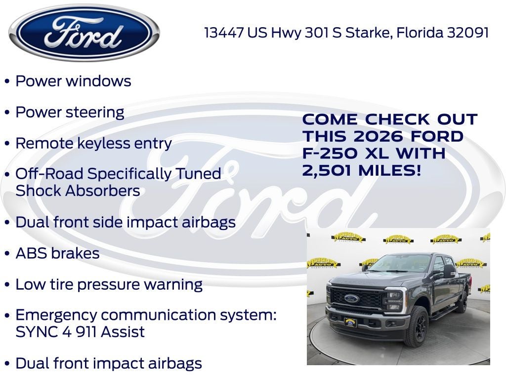 2026 Ford F-250SD XL 600A