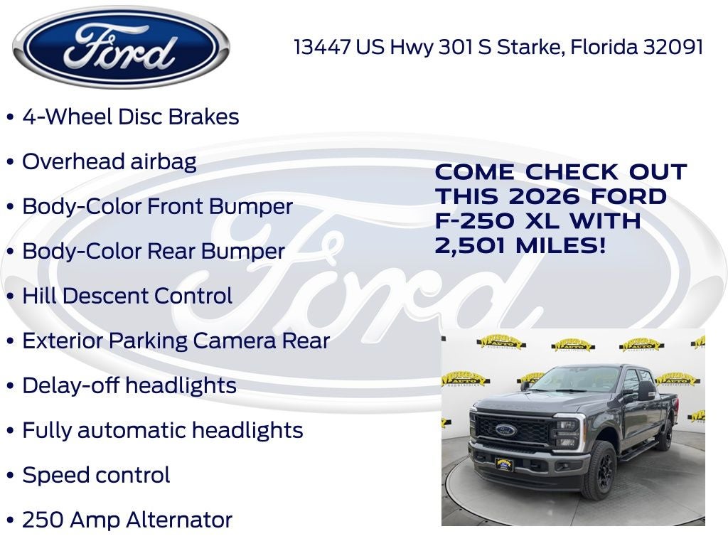 2026 Ford F-250SD XL 600A