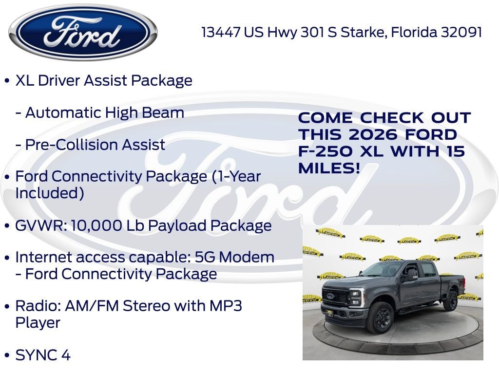 2026 Ford F-250SD XL 600A