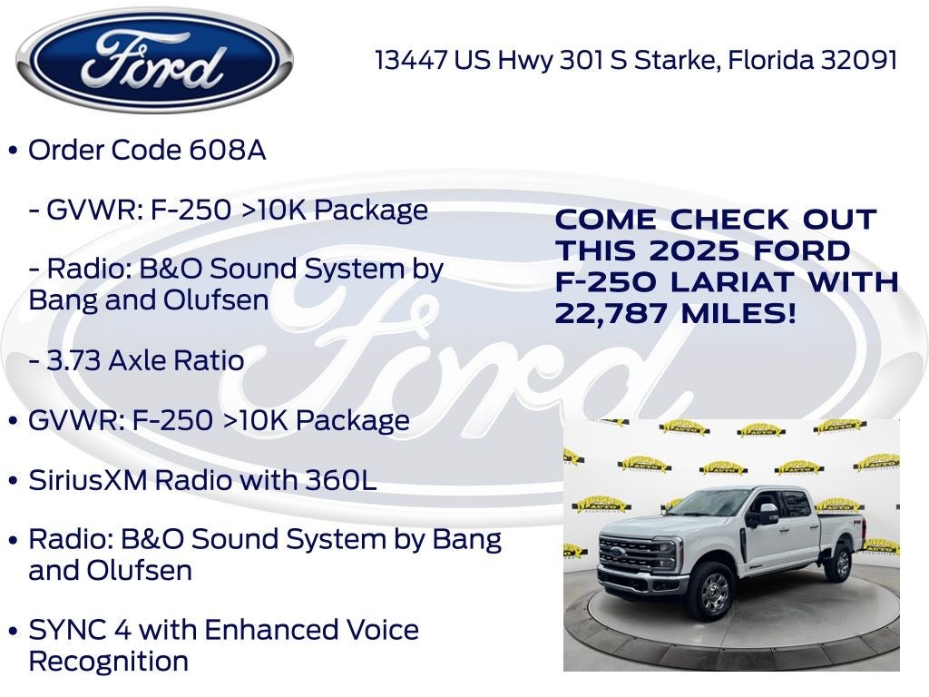 2025 Ford F-250SD Lariat