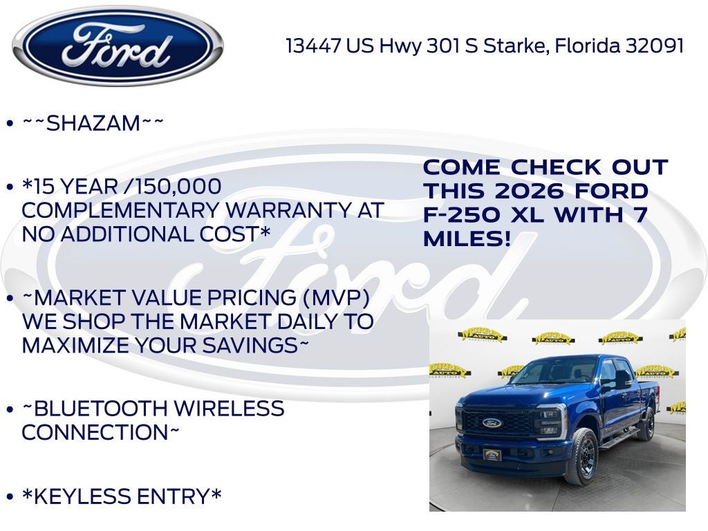 2026 Ford F-250SD XL 600A