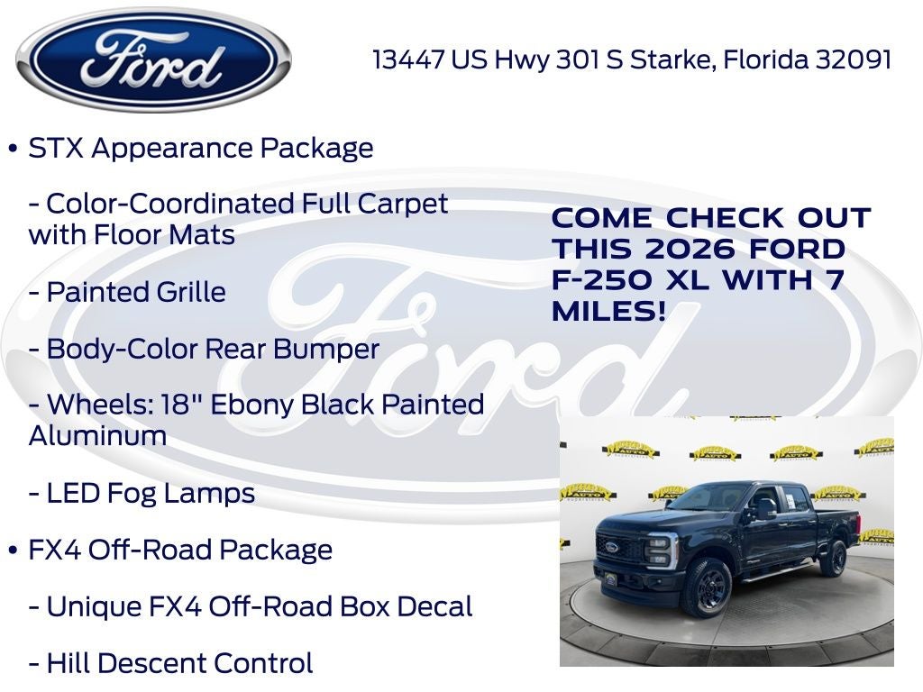 2026 Ford F-250SD XL 600A