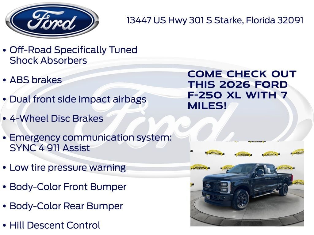 2026 Ford F-250SD XL 600A