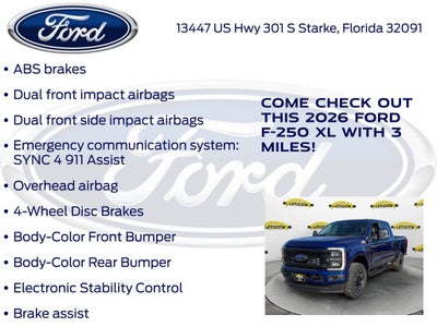 2026 Ford F-250SD XL 600A