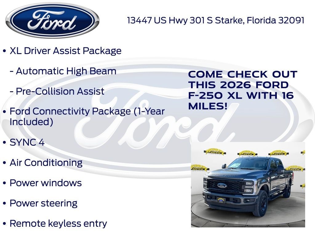 2026 Ford F-250SD XL 600A