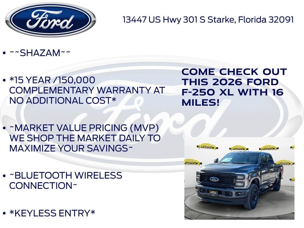 2026 Ford F-250SD XL 600A