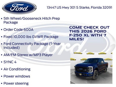 2026 Ford F-250SD XL 600A