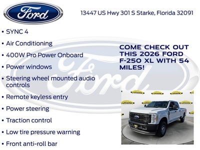 2026 Ford F-250SD XL 600A
