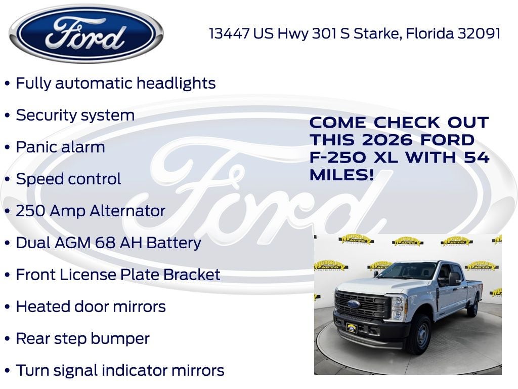 2026 Ford F-250SD XL 600A