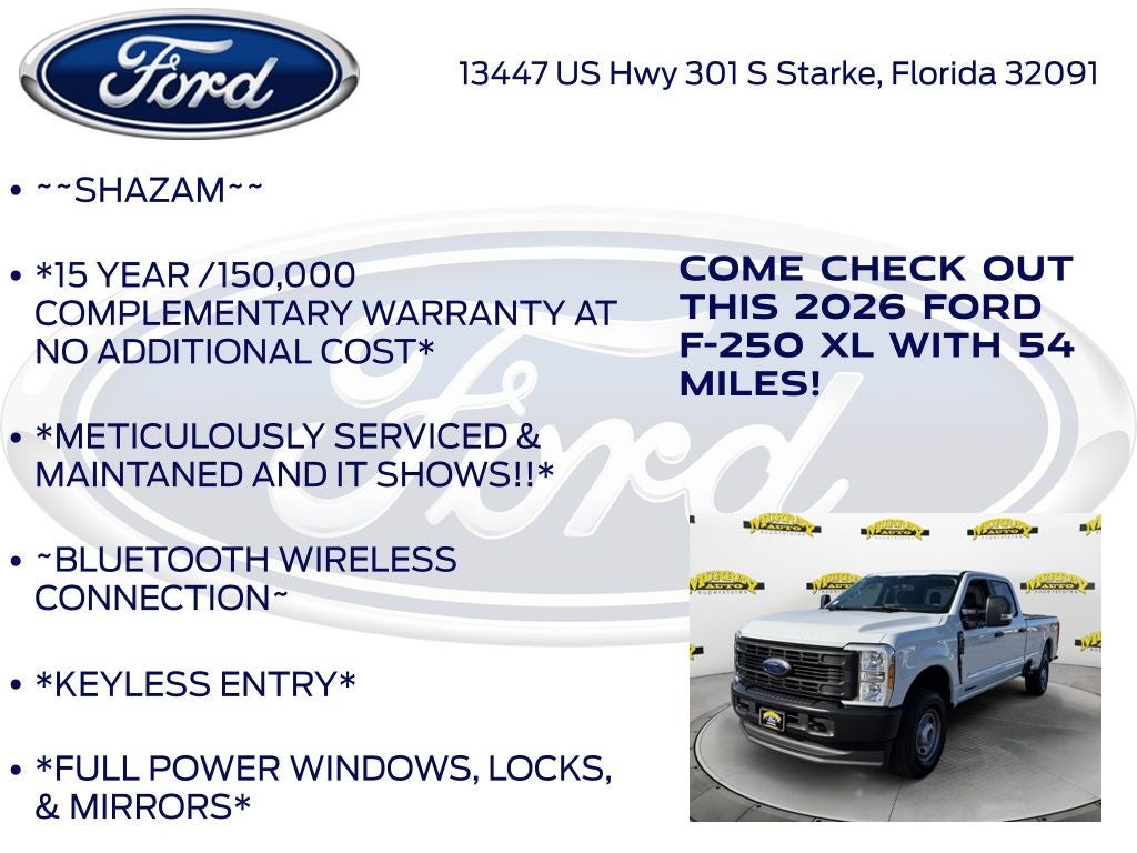 2026 Ford F-250SD XL 600A