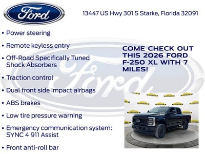 2026 Ford F-250SD XL 600A
