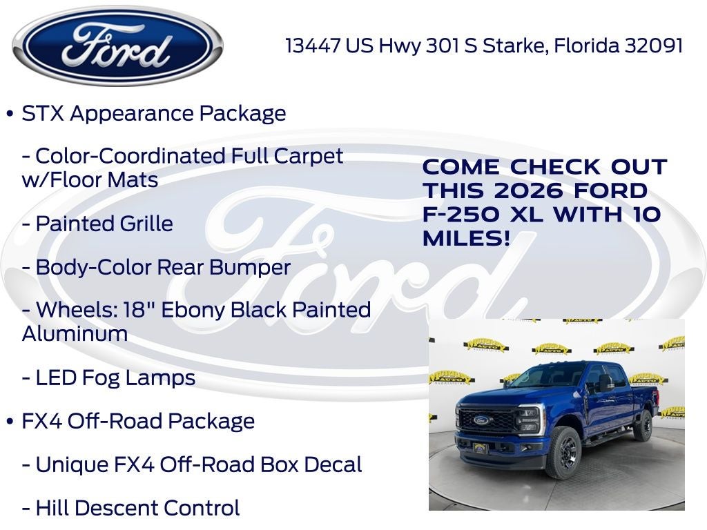 2026 Ford F-250SD XL 600A