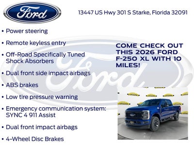 2026 Ford F-250SD XL 600A