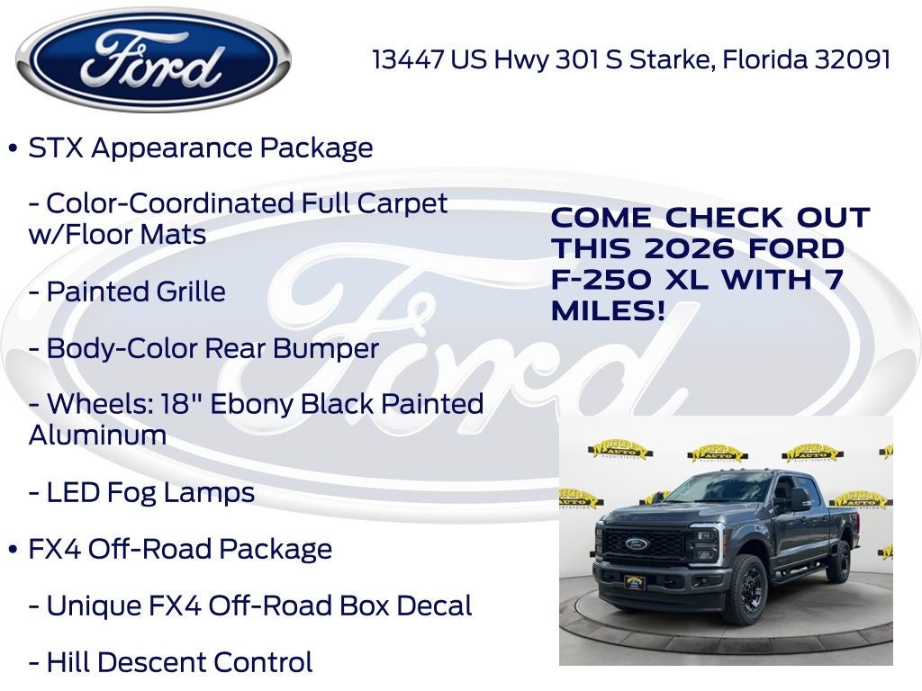 2026 Ford F-250SD XL 600A