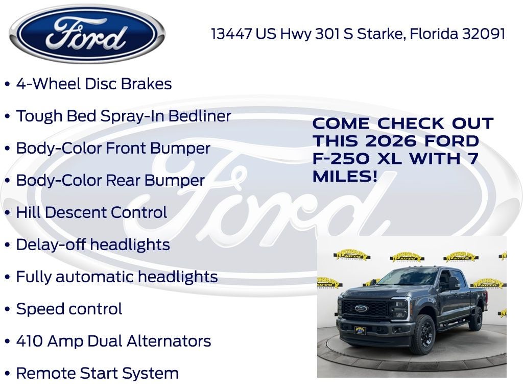 2026 Ford F-250SD XL 600A