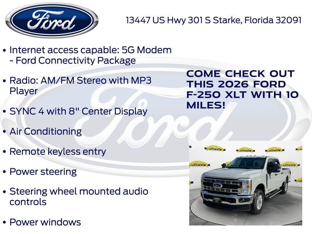 2026 Ford F-250SD XLT 603A