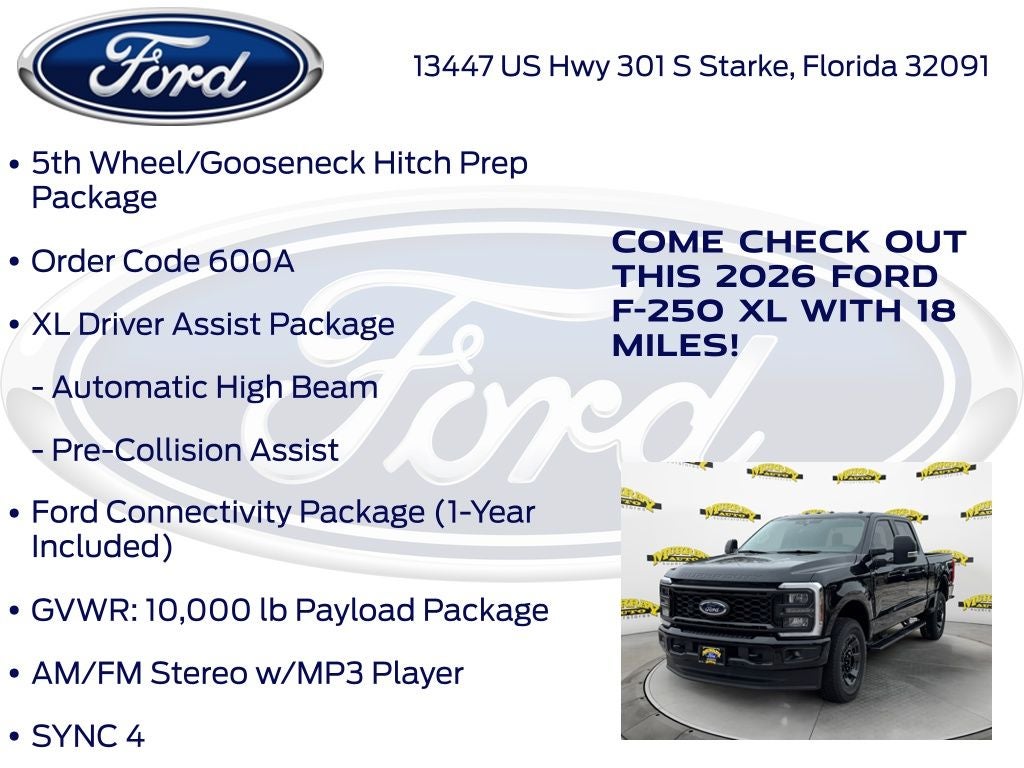 2026 Ford F-250SD XL 600A