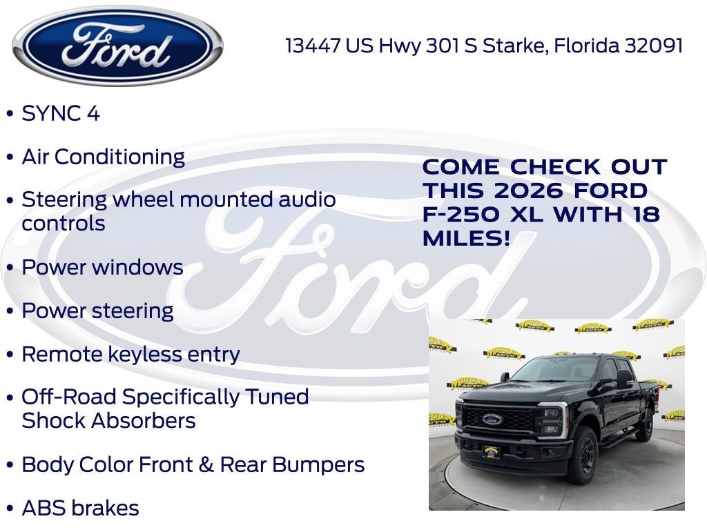 2026 Ford F-250SD XL 600A