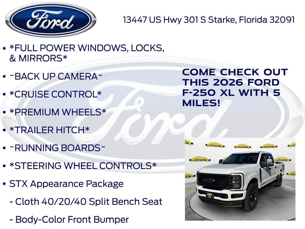 2026 Ford F-250SD XL 600A