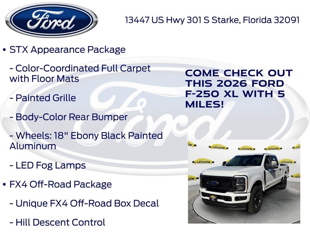 2026 Ford F-250SD XL 600A