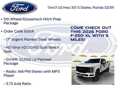 2026 Ford F-250SD XL 600A